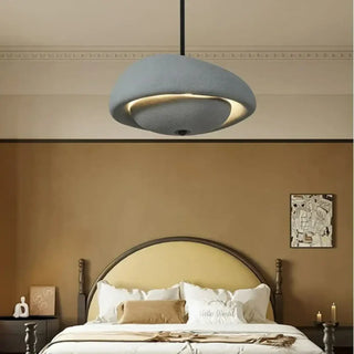 POKITA Modern Dome Textured White Black Gold Ceiling Light – view 3