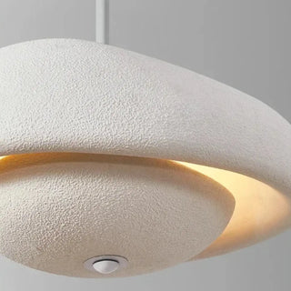 POKITA Modern Dome Textured White Black Gold Ceiling Light – view 7
