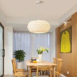 CALE Modern White Scale Design Elegant Ceiling Light – view 2