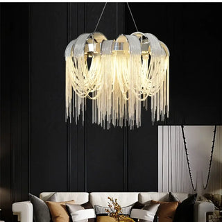 PUIPERI Modern Gilded Fringes Elegant Ceiling Light – view 2