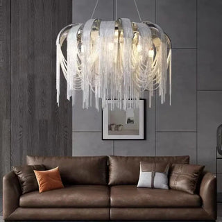 PUIPERI Modern Gilded Fringes Elegant Ceiling Light – view 4