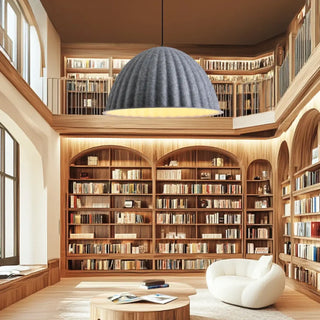 NISDATE Modern Nordic Felt Style Ceiling Light – view 5