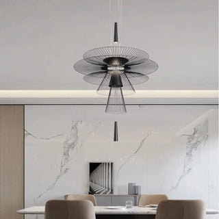FIDI Modern Sculptural Wired Levels Ceiling Light – view 4