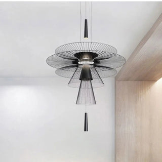 FIDI Modern Sculptural Wired Levels Ceiling Light – view 3