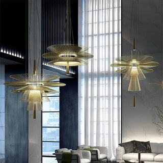 FIDI Modern Sculptural Wired Levels Ceiling Light – view 2