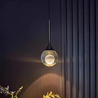 CRYSFOR Modern LED Crystal and Forged Iron Elegant Chandelier – view 1
