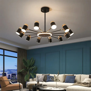 BOFAR Modern Black Adjustable Spots Industrial Style Ceiling Light – view 3