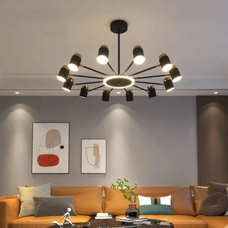 BOFAR Modern Black Adjustable Spots Industrial Style Ceiling Light – view 4