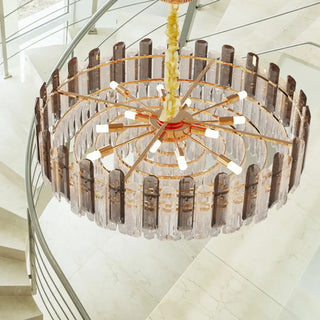 GRUSIL Modern Round Crystal Silver Ceiling Light – view 4
