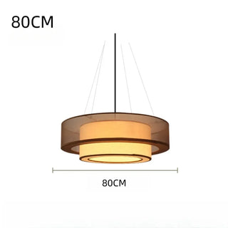 Lámpara colgante moderna – Lámpara redonda con diseño circular e iluminación regulable