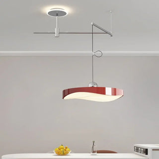 OURGER Modern Red White Refined Pendant – view 1