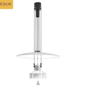 Suspension moderne rouge - Lampe diffuseur circulaire | Style scandinave