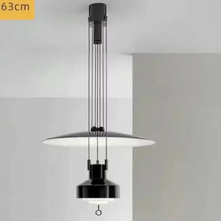 Suspension moderne rouge - Lampe diffuseur circulaire | Style scandinave