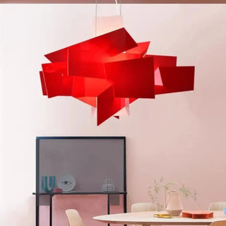 DILIOKA Modern Red Ceiling Light – view 1