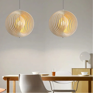DUIPORTU Modern Spherical Black Rings Ceiling Light – view 8