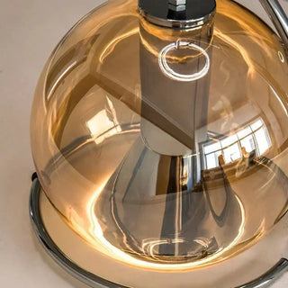 POGMIR Modern Spherical Gilded Mirror Effect Ceiling Light – view 4