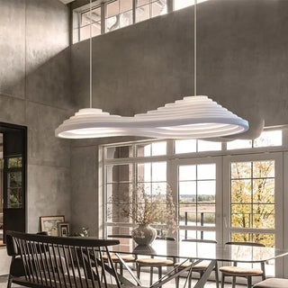 CODE Modern Spiral Conical Architectural Ceiling Light – view 2