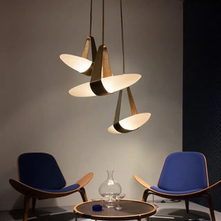 BRAPI Modern Three-Arm Black Metal Opaline Glass Ceiling Light – view 3