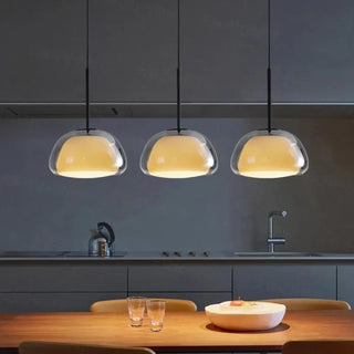 JOELA Three-Lamp Opaline Glass Ceiling Light – view 3