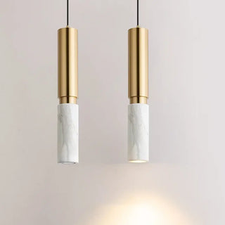 JADE Golden Tube Marble Ceiling Light – view 5