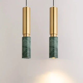 JADE Golden Tube Marble Ceiling Light – view 4