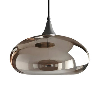MAINAL Modern Smoked Brown Glass Three-Light Ceiling Light – view 5