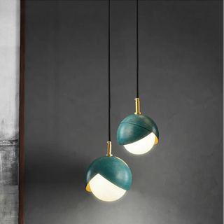 BULITE Modern Green and Gold Multi-Pendant Ceiling Light – view 2