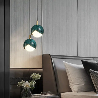 BULITE Modern Green and Gold Multi-Pendant Ceiling Light – view 6