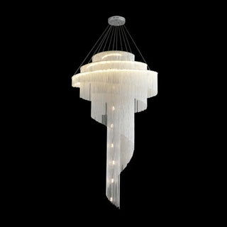 DUIRITO Monumental Cascade Crystal Gilded Chandelier – view 4