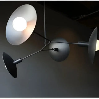 NOME Black Modern Articulated Arms Industrial Ceiling Light – view 1
