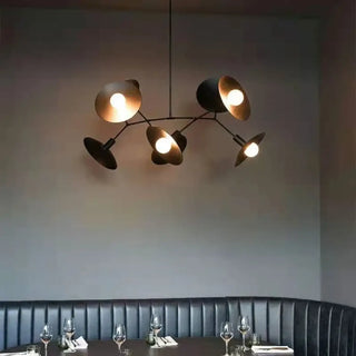 NOME Black Modern Articulated Arms Industrial Ceiling Light – view 2
