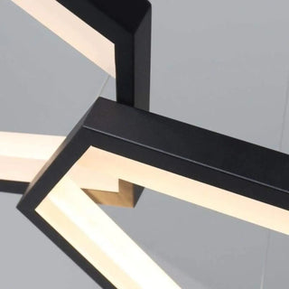 HEXAGONAL Black Designer Ceiling Light – view 4