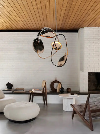 DESINO Black Sculptural Ceiling Light for Office or Living Room – view 1