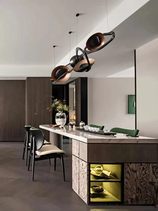 DESINO Black Sculptural Ceiling Light for Office or Living Room – view 4