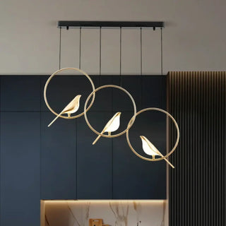 GUFA Modern Poetic Birds Circle Ceiling Light – view 3