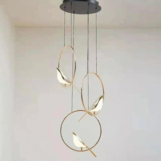 GUFA Modern Poetic Birds Circle Ceiling Light – view 2