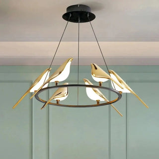 GUFA Modern Poetic Birds Circle Ceiling Light – view 1