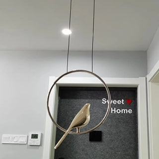 GUFA Modern Poetic Birds Circle Ceiling Light – view 5