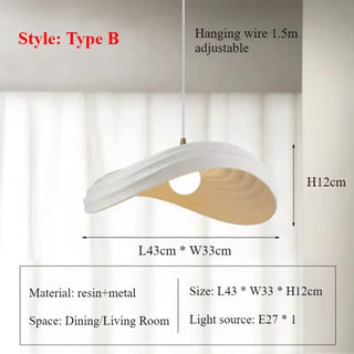 FUITROU Organic White Sculpted Living Room Ceiling Light – view 8