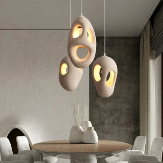 JUPLA Organic Plaster Beige Ceiling Light – view 4