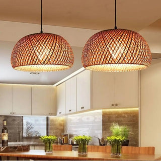 OSIER Wicker Suspension Pendant – view 4