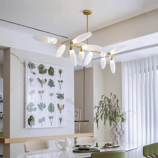 FLORA Opal Petals Floral Soft Modern Ceiling Light – view 1