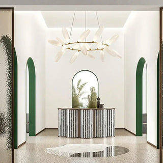 FLORA Opal Petals Floral Soft Modern Ceiling Light – view 3