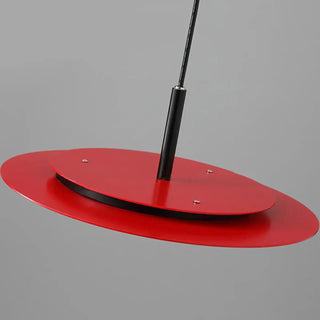 PLANOT Metal Plate Black Red Dining Ceiling Light – view 6