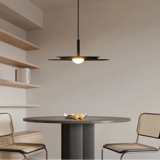 PLANOT Metal Plate Black Red Dining Ceiling Light – view 4