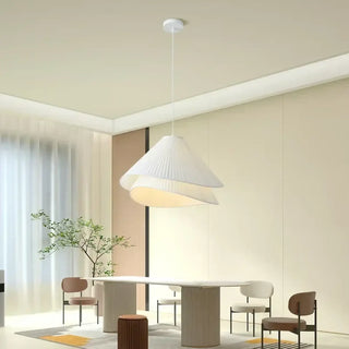 GASIPLI Pleated White Origami Ceiling Light – view 2