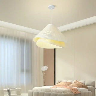 GASIPLI Pleated White Origami Ceiling Light – view 3