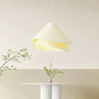 GASIPLI Pleated White Origami Ceiling Light – view 4
