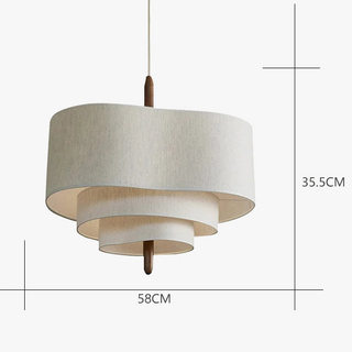 Scandinavian Pendant Light – Modern Glass Pendant Lamp With Adjustable Suspension