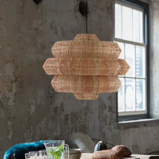ANTOSY Natural Cane Bohemian Modern Ceiling Light – view 5